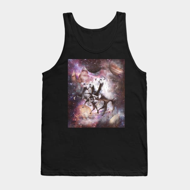 Epic Outer Space Horse Tank Top by Random Galaxy